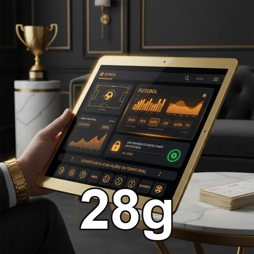 Acesso seguro à plataforma 28g no celular