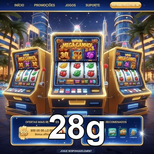 Tela de regras e suporte da plataforma 28g